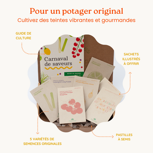 Boite a planter - Carnaval de saveurs