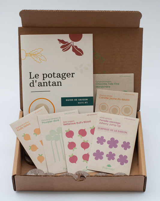 La boite Plantopi Le potager d'antan