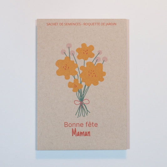 Sachet illustré Bonne Fete Maman