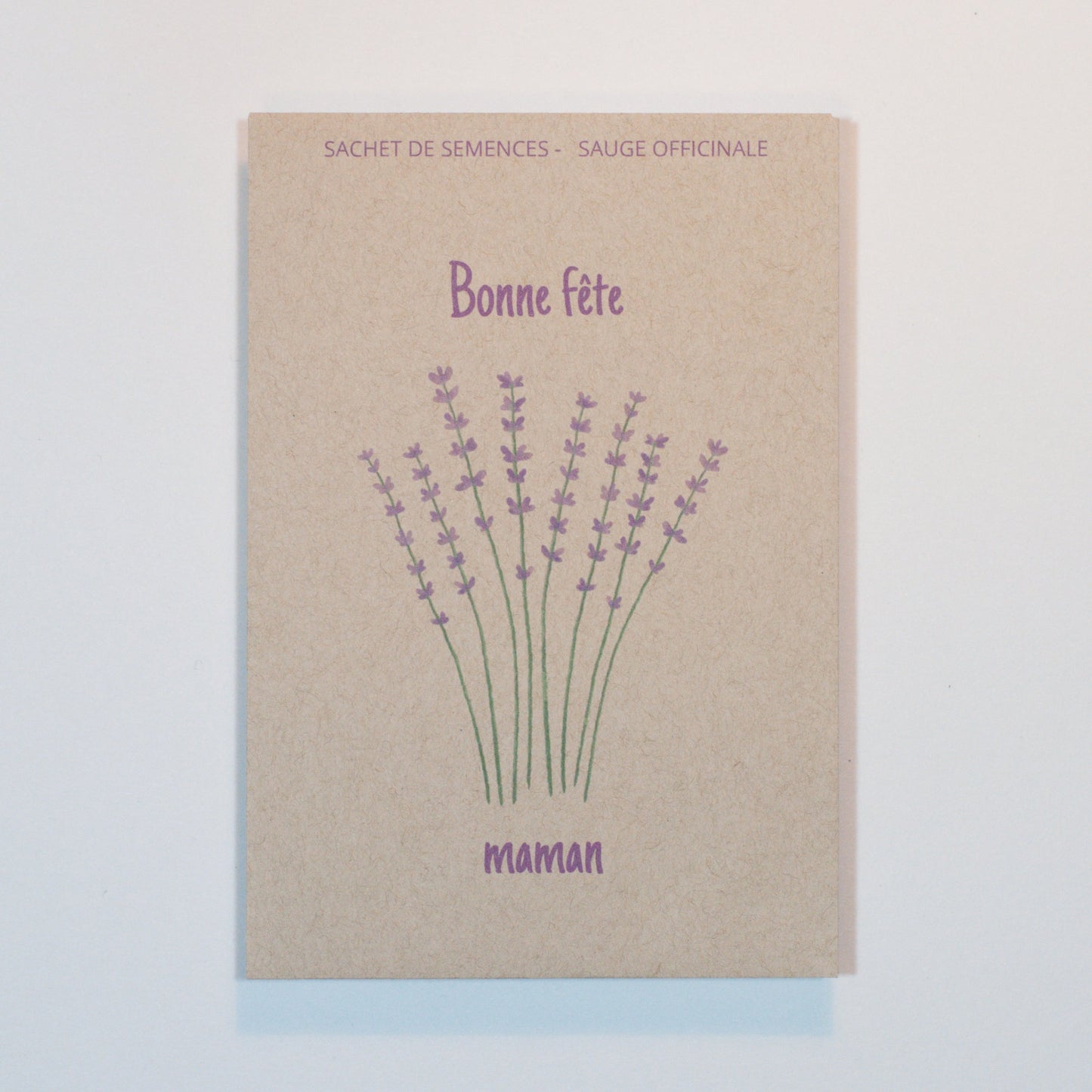 Sachet illustré Bonne Fete Maman