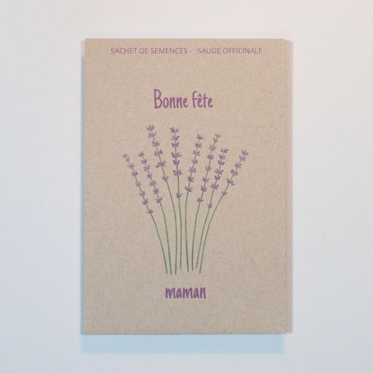 Sachet illustré Bonne Fete Maman
