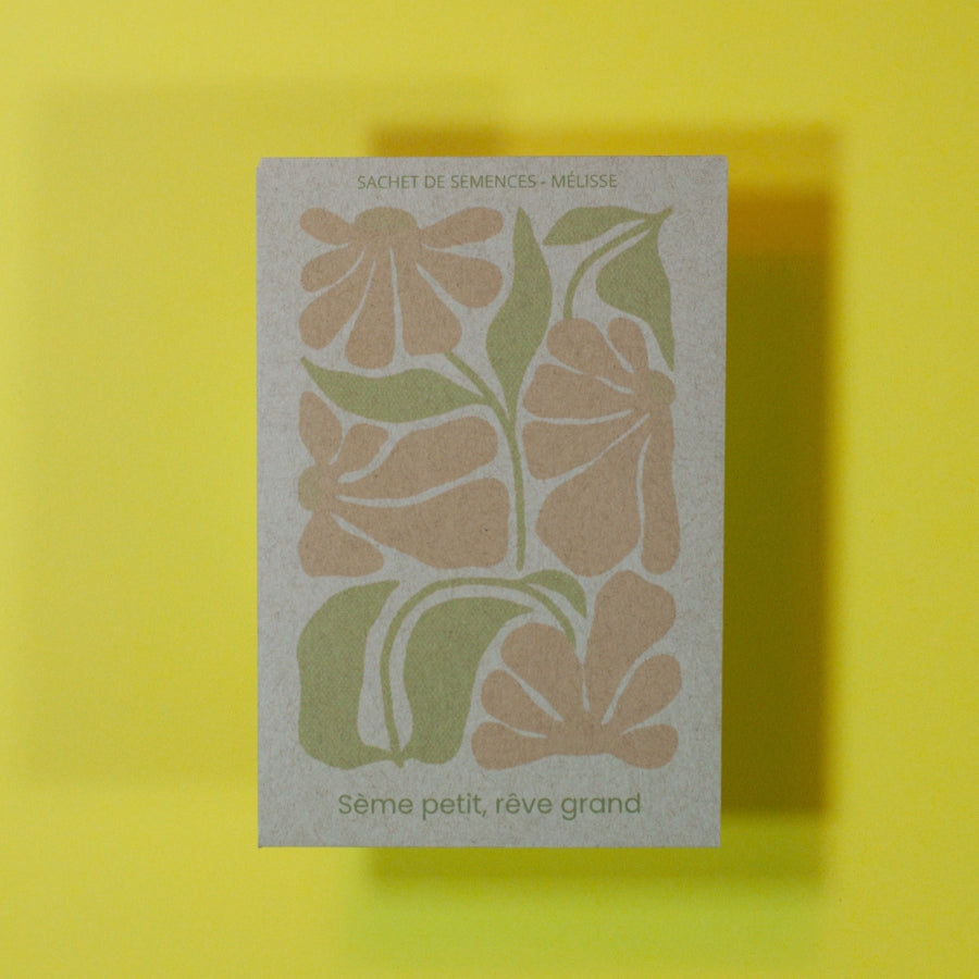 Sachets de semences illustré Fleurs jaunes