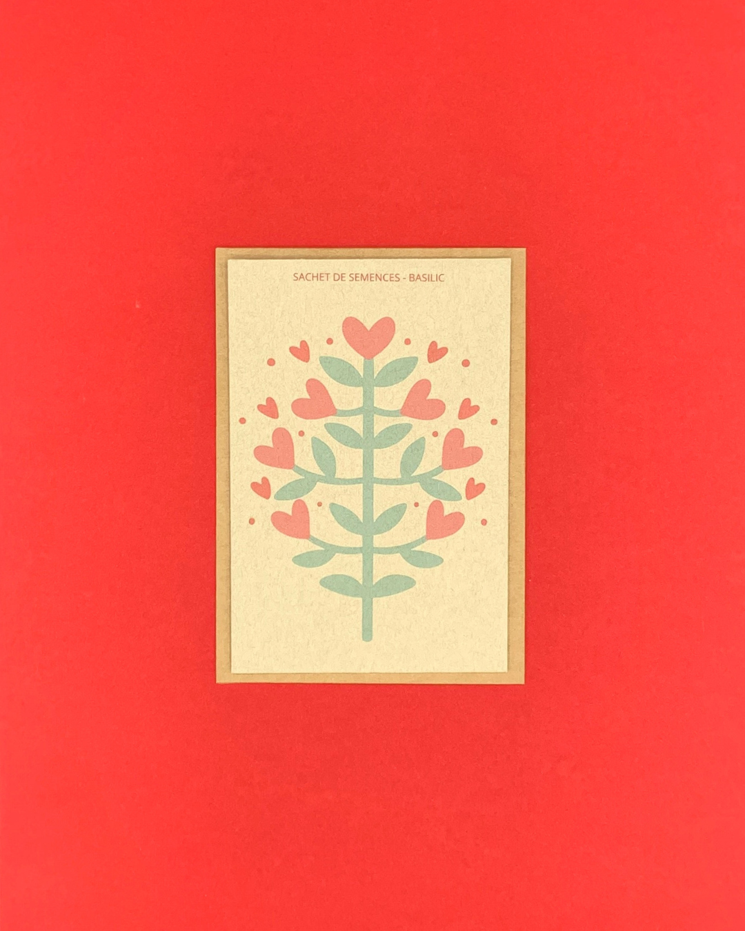 Sachet a offrir saint valentin Arbre en coeurs