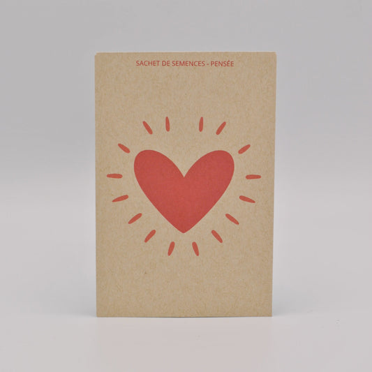 Sachet de semences de pensees a offrir