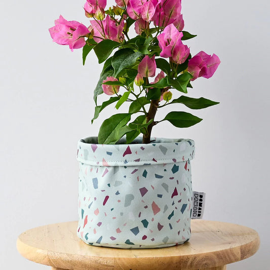 Cache pot en tissu 4 pouces terrazzo