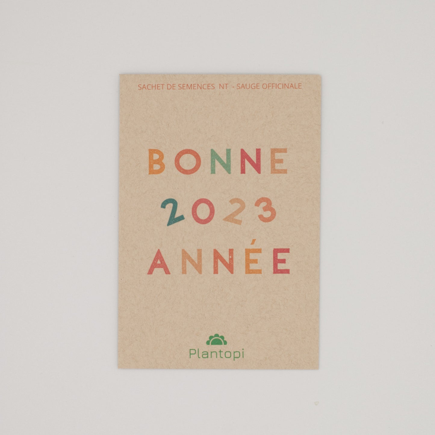 Sachet de semences à offrir "Bonne année 2023"