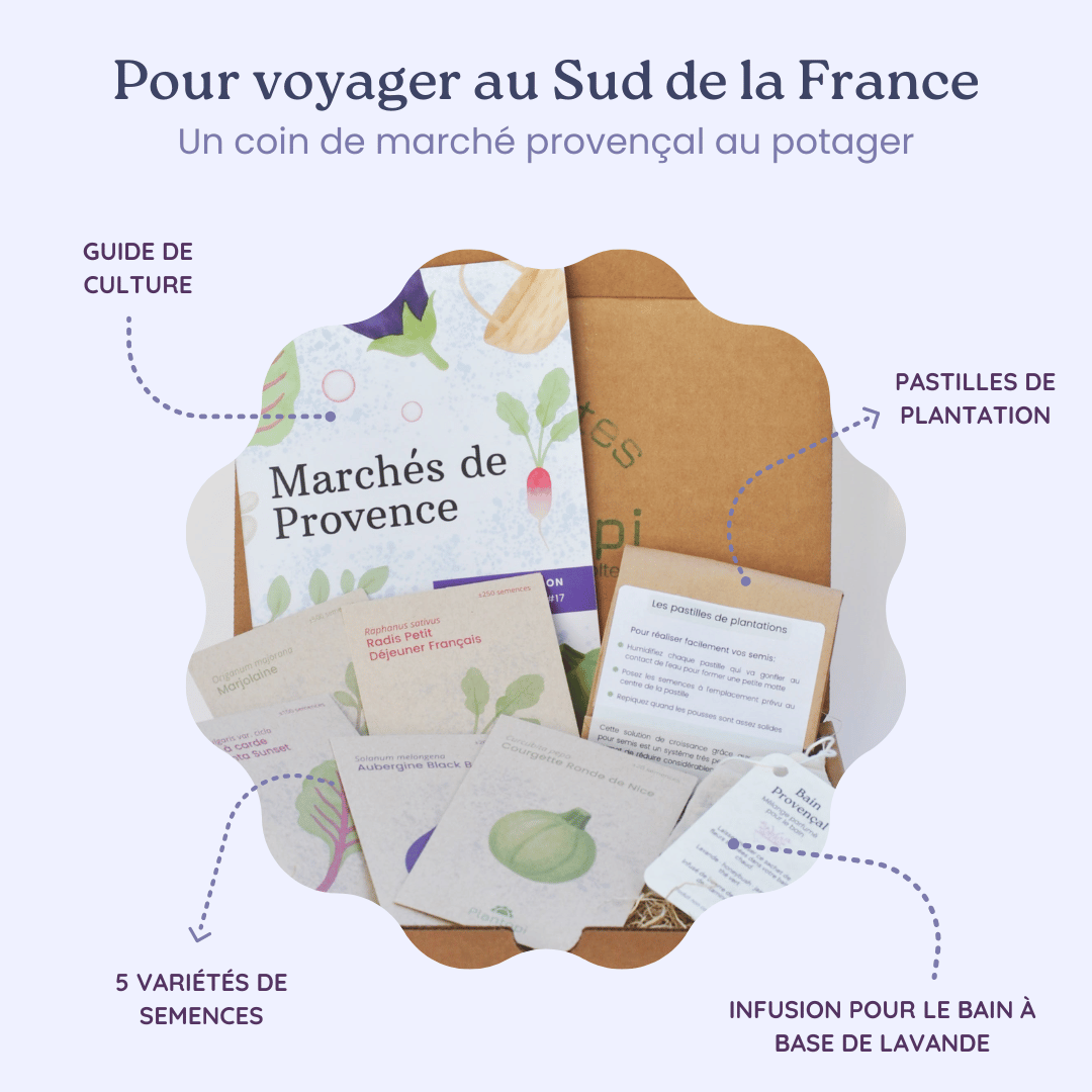 Coffret de jardinage "Marchés de Provence"