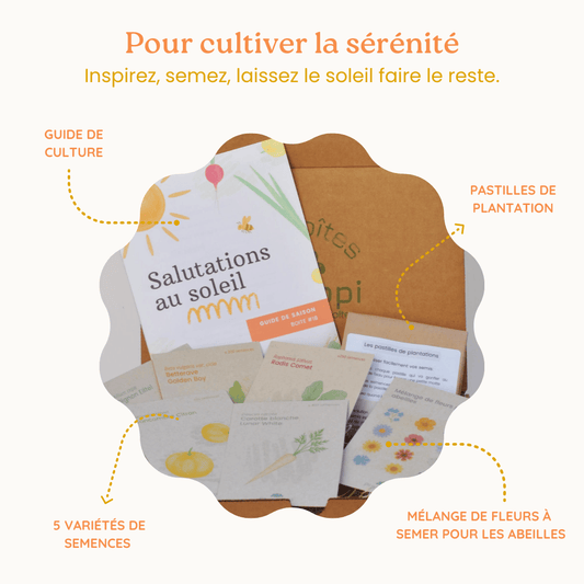 Coffret de jardinage "Salutations au soleil"