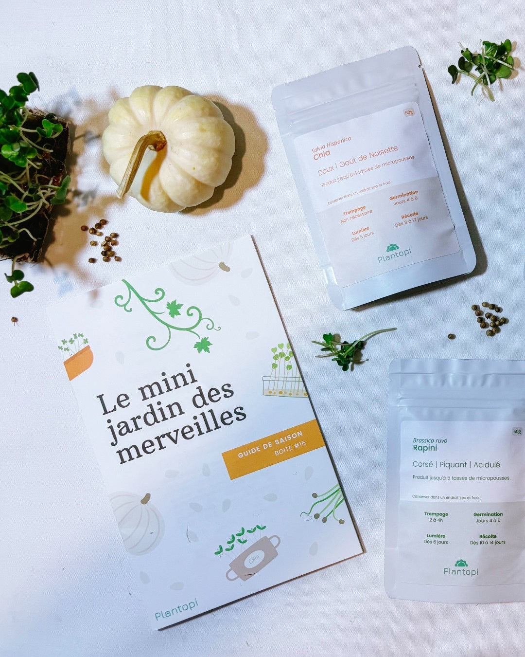 Coffret de culture de micropousses "Le mini jardin des merveilles"