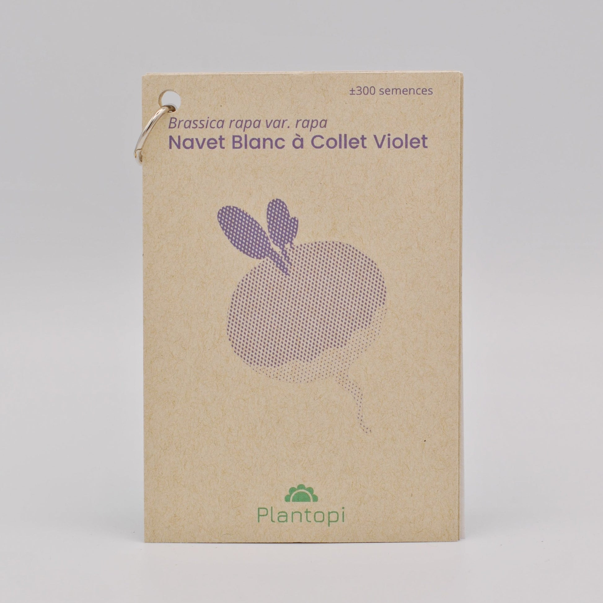 Sachet de semences de Navet Blanc a collet violet